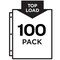 Avery Economy Weight Sheet Protectors, Acid Free, 8.5" x 11", 100 per pack, 100 Clear Document Protectors Total (75091)